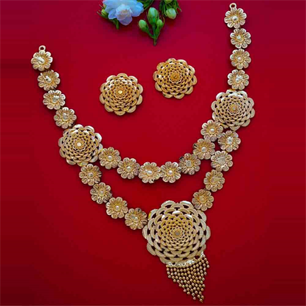 Delightful Gold Plated Wedding Jewellery